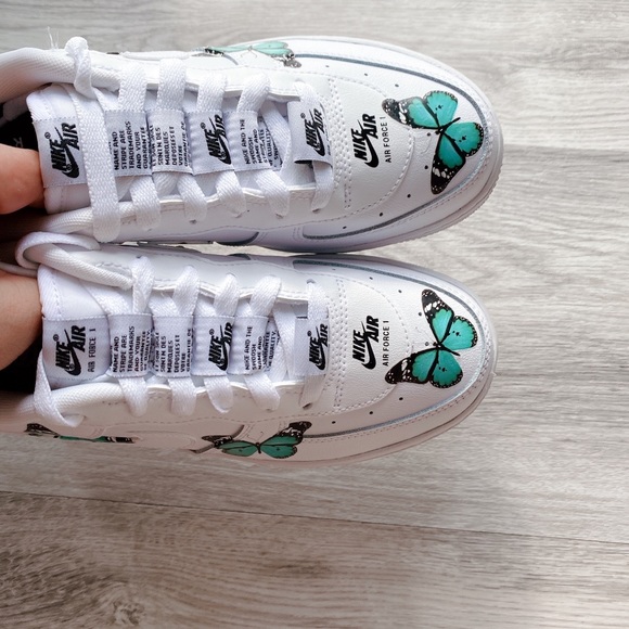 Nike air force 1 low custom butterfly - Picture 11 of 13